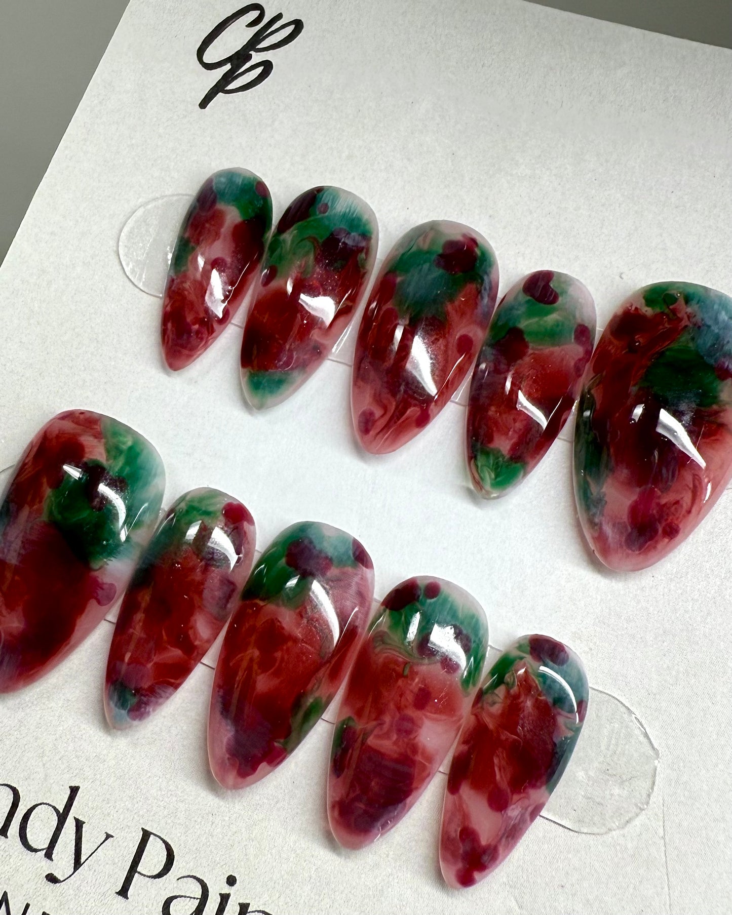 Strawberry Tortoise Marble Set🍓