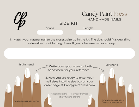 Candy Paint Press Sizing Kit
